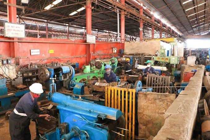Steel production detail