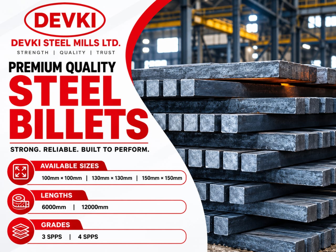 Main steel production facility